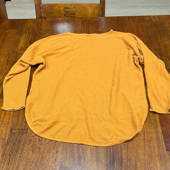 Michael Kors Dusty Orange Long Sleeve Sweater - Picture 4 of 5